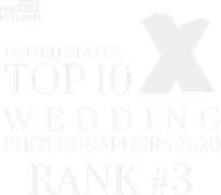 OneEyeland United States Top 10 Wedding Photographers 2020, Rank 3